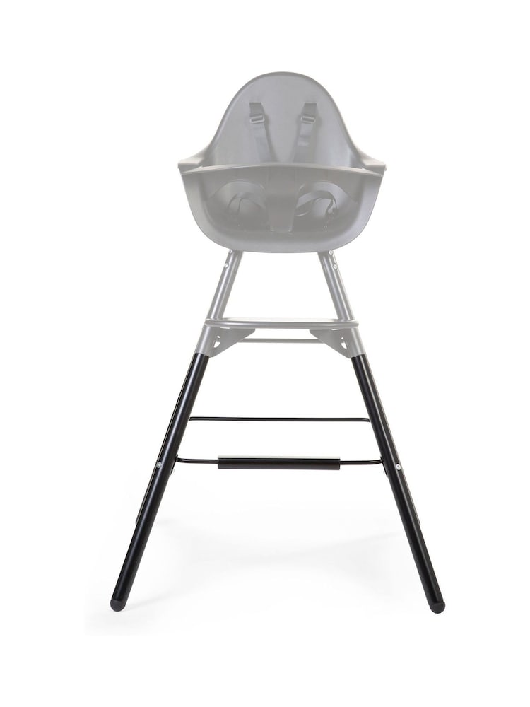 Childhome Evolu Black 2 Extra Long Highchair Legs and Footstool - Image 4 of 4