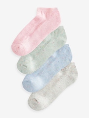 Multi Neppy Cushion Sole Socks 4 Pack - Image 1 of 5