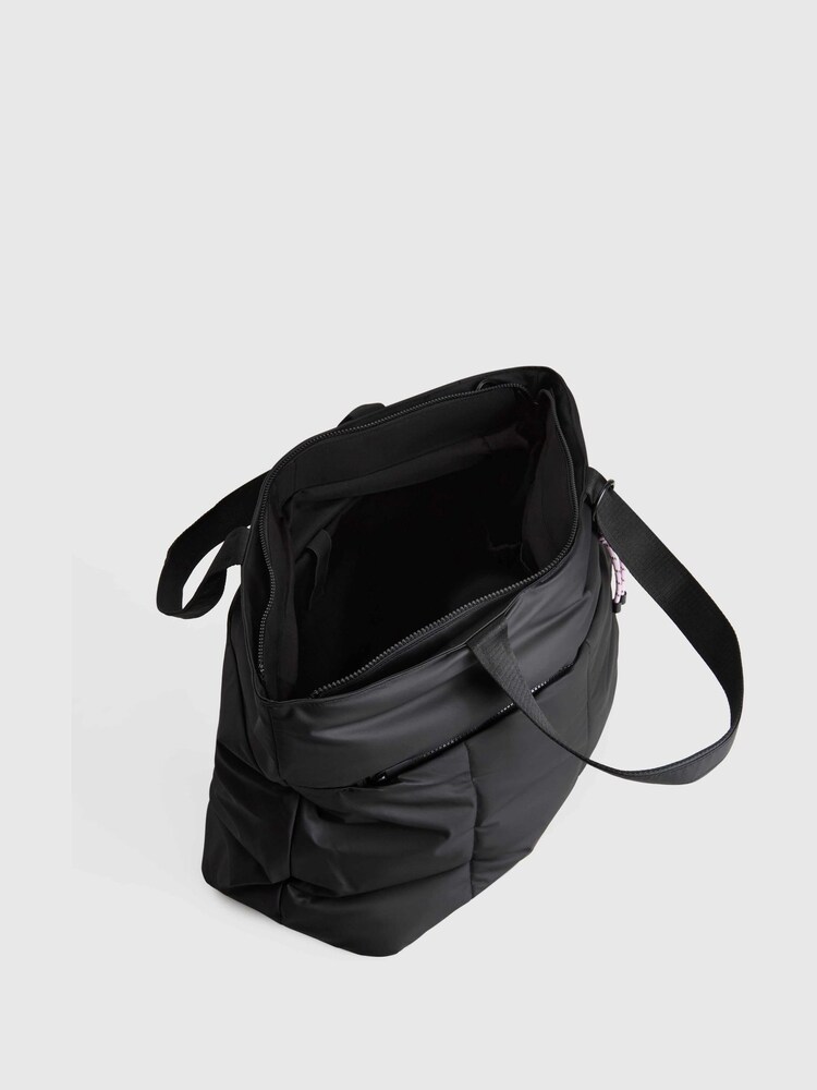 Nere Black Coated Tote Bag - Image 4 of 4