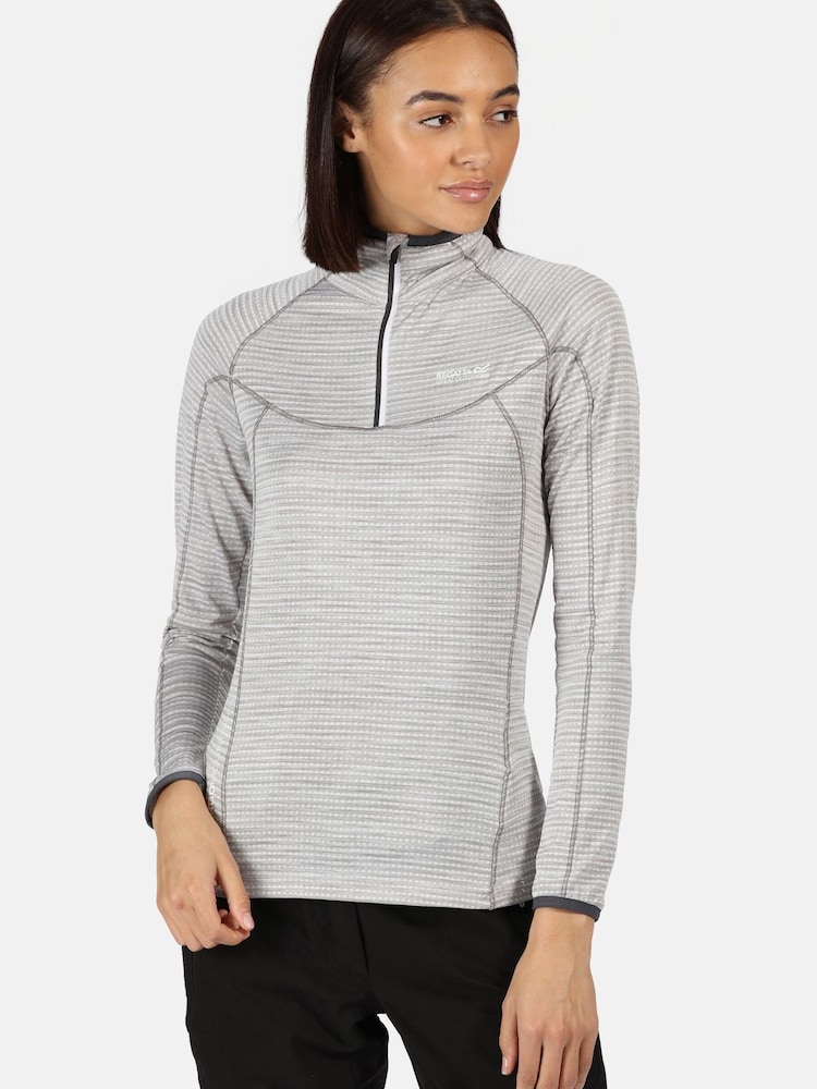 Regatta White Womens Yonder Half Zip Fleece - Image 1 of 5
