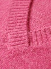 Pink - Superdry Oversize-Pullover mit V-Ausschnitt - Bild 5 von 6