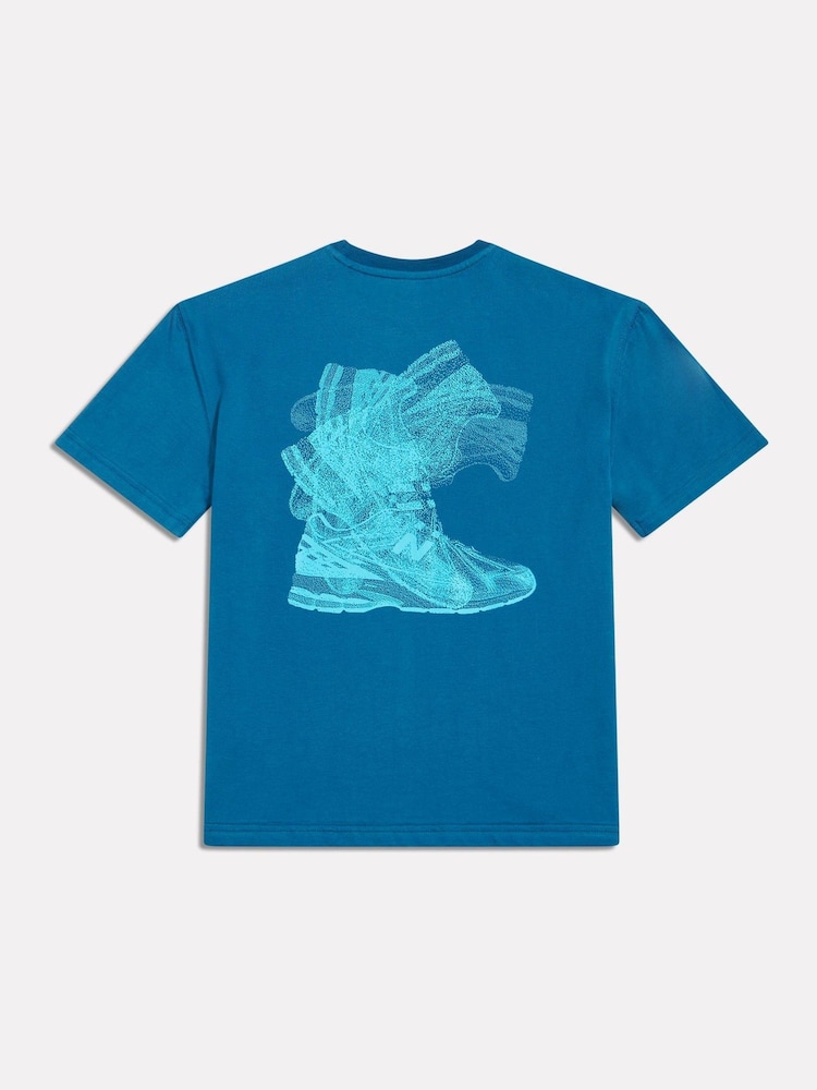 New Balance Vi är inne på det på lång sikt Grafisk T-shirt - Bild 2 av 4