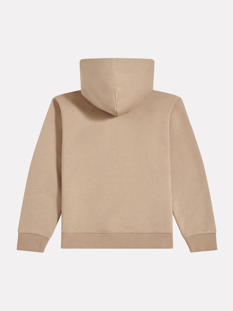 Natur - New Balance Small Logo Fleece Hoodie - Bild 2 von 3
