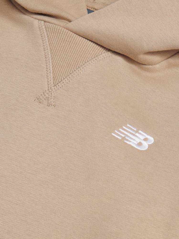Natur - New Balance Small Logo Fleece Hoodie - Bild 3 von 3