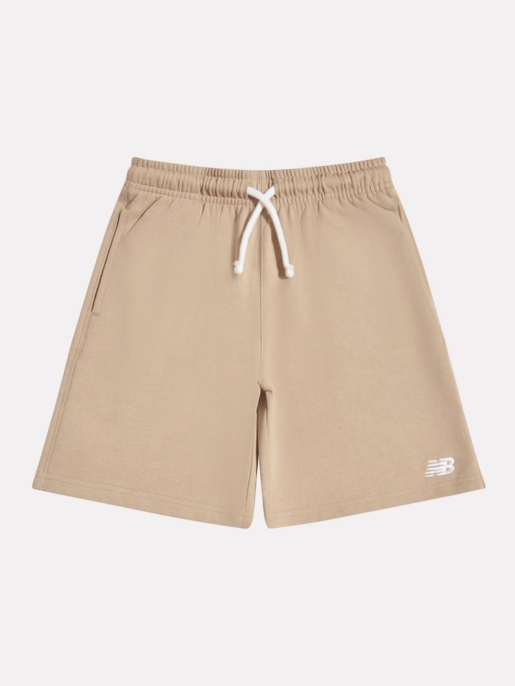 New Balance Natural Logo French Terry Shorts - Image 1 of 3 New Balance Natural Logo French Terry Shorts - Image 1 of 3