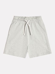 New Balance Grey Logo French Terry Shorts - Image 1 of 3