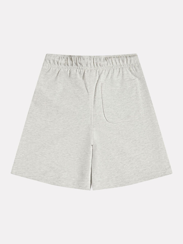 New Balance Grey Logo French Terry Shorts - Image 2 of 3