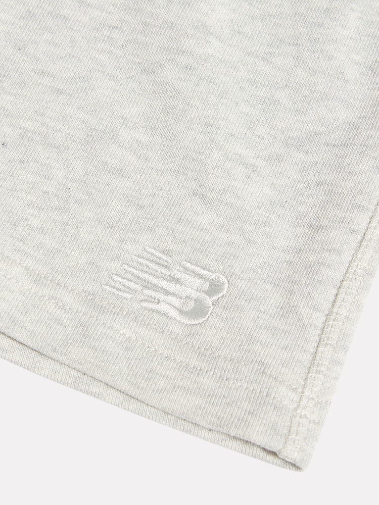 New Balance Grey Logo French Terry Shorts - Image 3 of 3