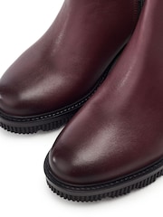 Rot - Moda in Pelle Parth Wedge Chelsea Ankle Boots - Bild 4 von 4
