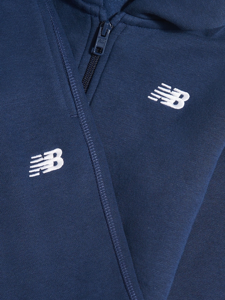 Azul - Conjunto de pantalón deportivo y pantalones de chándal con cremallera y logo pequeño de New Balance. - Imagen 8 de 8 Azul - Conjunto de pantalón deportivo y pantalones de chándal con cremallera y logo pequeño de New Balance. - Imagen 8 de 8