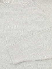 Threadbare Cream Raglan Knitted Crew Neck Jumper - Image 5 of 5