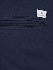 JACK & JONES Blue Slim Fit Chino Trousers - Image 8 of 8