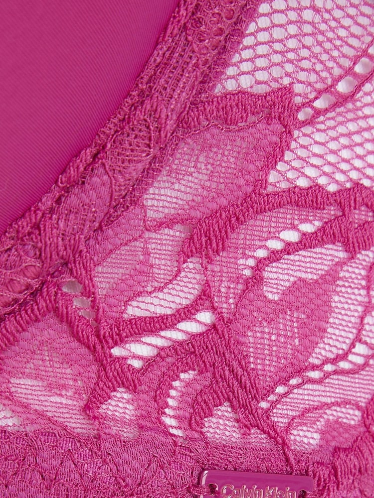 Calvin Klein Seductive Comfort Lace Trim Bra - Image 6 of 6