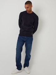 Threadbare Zopfstrickpullover mit Rundhalsausschnitt - Bild 3 von 5