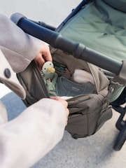 Done by Deer Taupe Quilted Stroller Bag with Pram Clips - Image 3 of 6