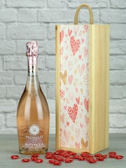 LeBonVin Vintage Rose Prosecco In A Love Heart Gift Set - Image 1 of 1