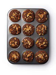 Masterclass Grey Non Stick 12 Hole Deep Baking Pan - Image 2 of 4