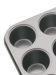 Masterclass Grey Non Stick 12 Hole Deep Baking Pan - Image 4 of 4