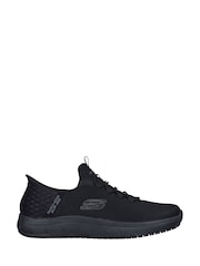 Skechers Black Mens Resistant Slip In Summits Trainers - Image 1 of 5