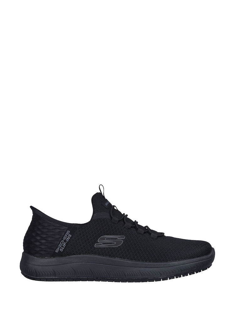 Skechers Black Mens Resistant Slip In Summits Trainers - Image 1 of 5