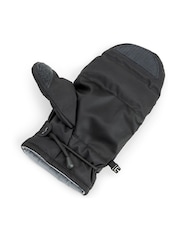 Done by Deer Black Fleece Lined Wind-Resistant Stroller Mittens - Image 3 of 4