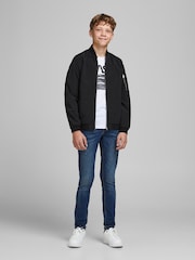 JACK & JONES Black Bomber Jacket - Image 1 of 7