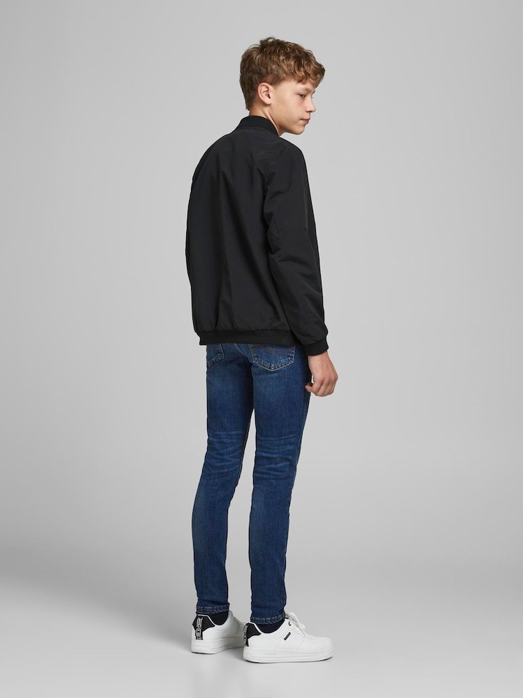 JACK & JONES Black Bomber Jacket - Image 2 of 7