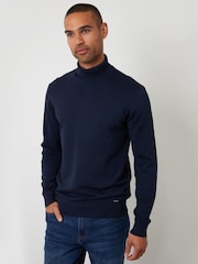 Mavi - Threadbare Trikotaj Rulo Boyunlu Jumper - 5şəkildən 1 şəkil