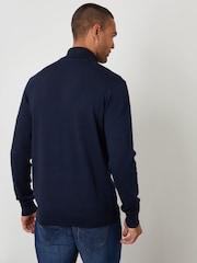 Mavi - Threadbare Trikotaj Rulo Boyunlu Jumper - 5şəkildən 2 şəkil