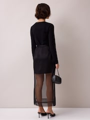 Ro&Zo Sheer Midi Skirt - Image 8 of 8