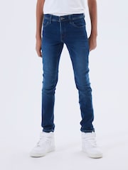 Name It Dark Blue Boys Slim Fit Jeans - Image 1 of 6