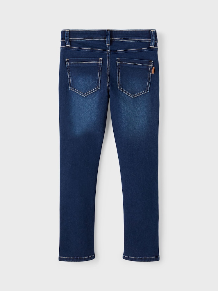 Name It Dark Blue Boys Slim Fit Jeans - Image 4 of 6