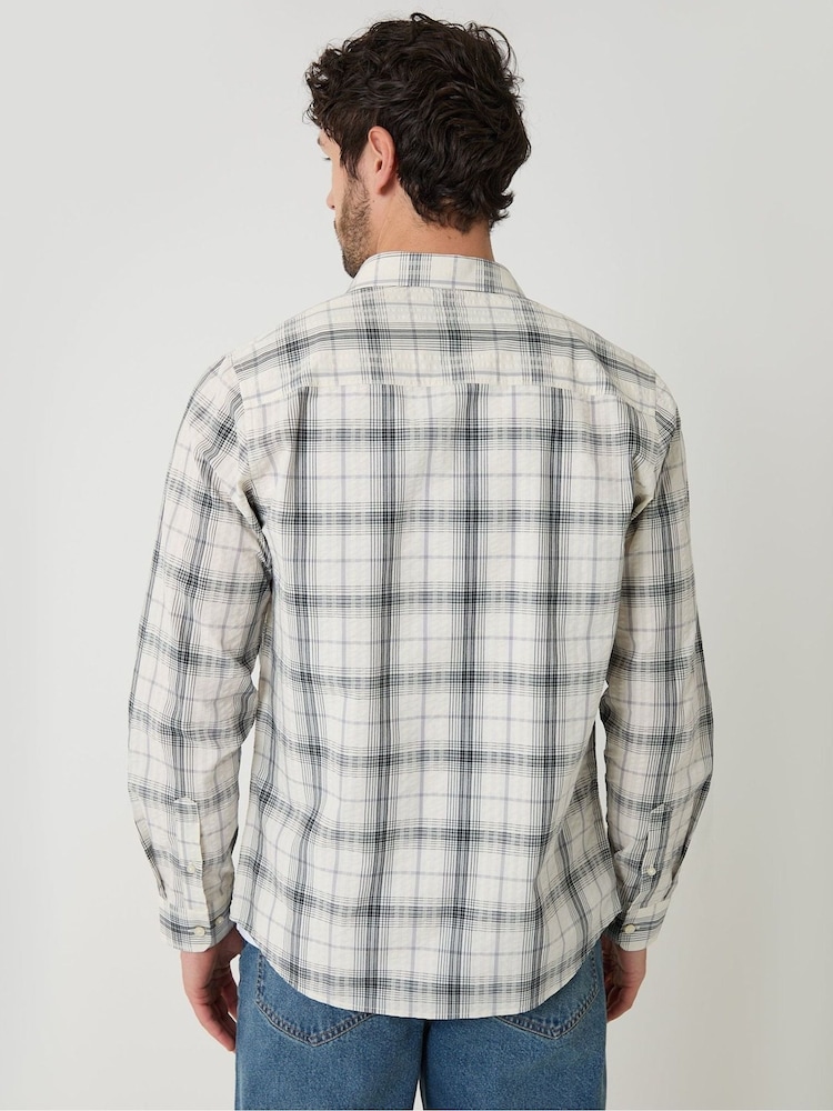 Threadbare Natural Cotton Long Sleeve Shirt - Image 2 of 5
