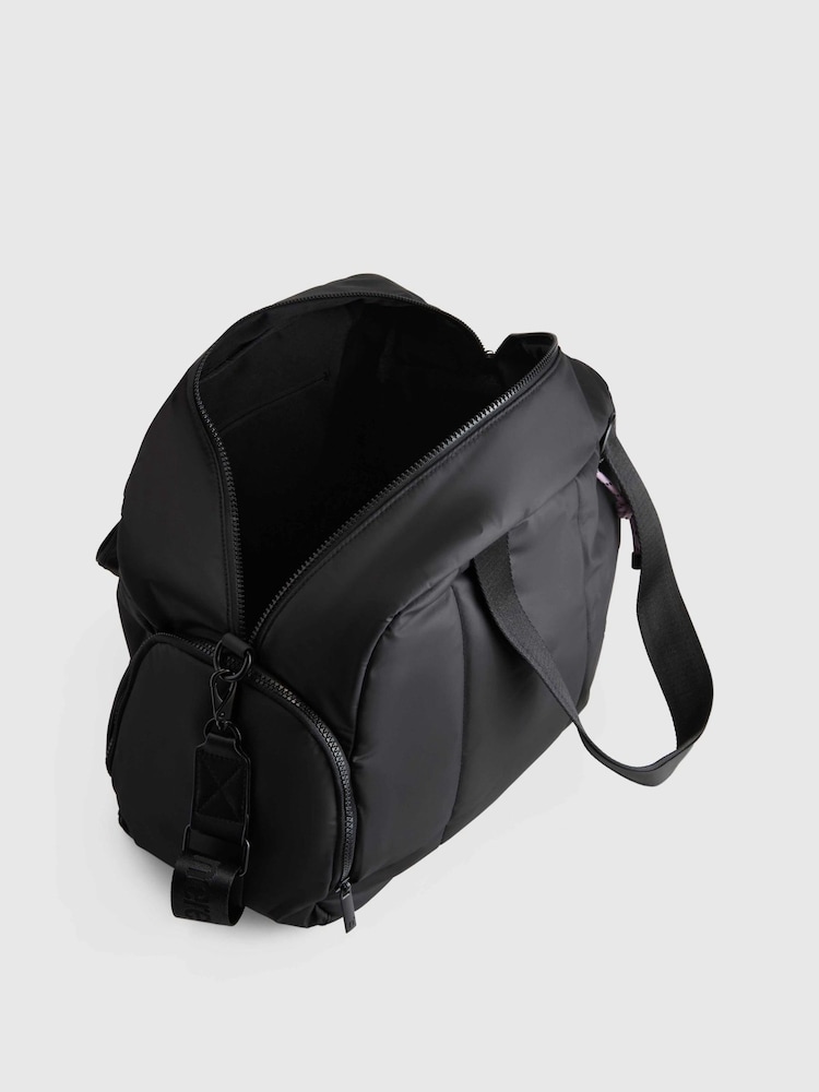Nere Black Coated Carry On Bag - Image 4 of 4