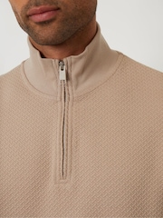 Threadbare texturizado com Sweatshirtde um quarto surrado - Imagem 4 de 4