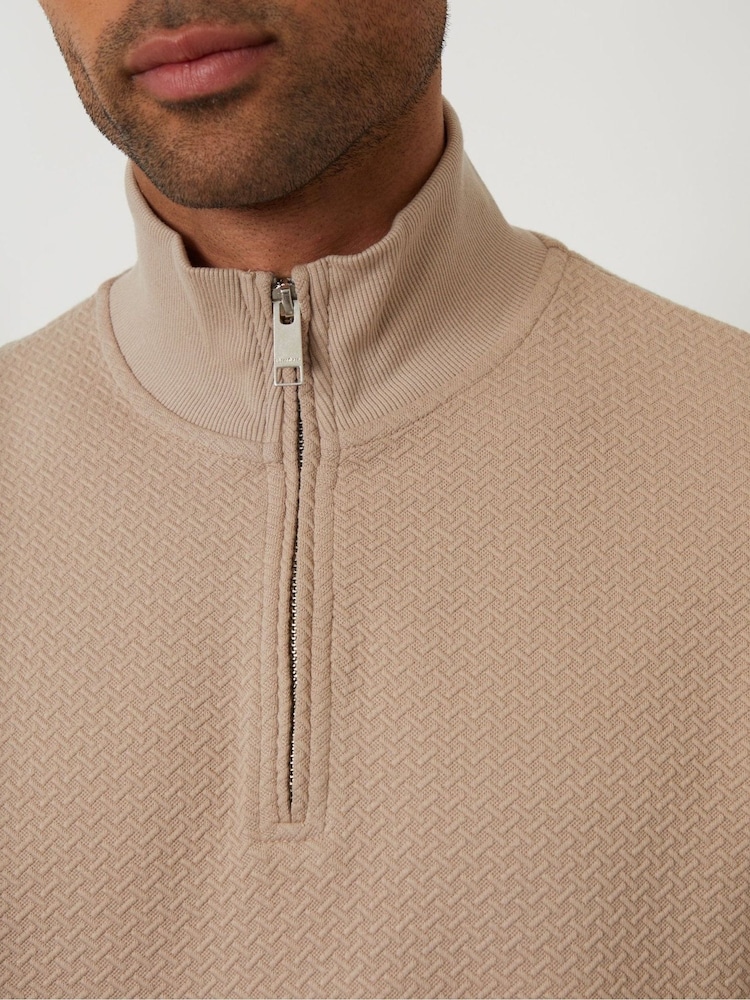 Threadbare texturizado com Sweatshirtde um quarto surrado - Imagem 4 de 4