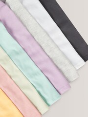 Multicolour 8 Pack Cotton Long Sleeve T-Shirts (3mths-7yrs) - Image 10 of 10