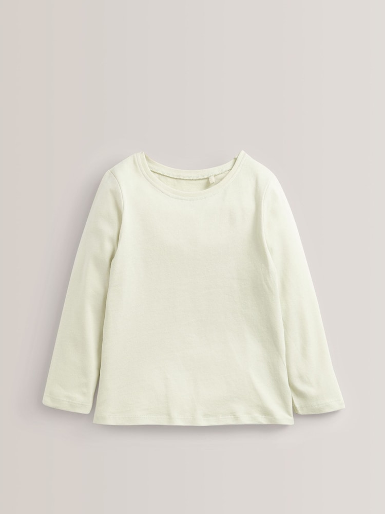 Multicolour 8 Pack Cotton Long Sleeve T-Shirts (3mths-7yrs) - Image 2 of 10