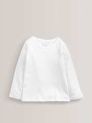 Multicolour 8 Pack Cotton Long Sleeve T-Shirts (3mths-7yrs) - Image 7 of 10