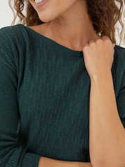 Fatface Sophie Pullover mit U-Boot-Ausschnitt - Bild 3 von 5