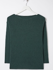 Fatface Sophie Pullover mit U-Boot-Ausschnitt - Bild 5 von 5