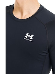 Under Armour Black HeatGear Base Layer T-Shirt - Image 4 of 6