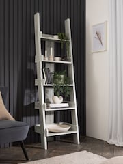 Grey Bronx Oak Effect Ladder Shelf - Image 1 of 6