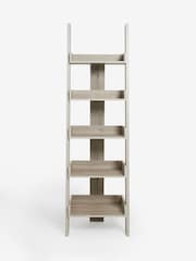 Grey Bronx Oak Effect Ladder Shelf - Image 2 of 6