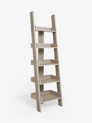 Grey Bronx Oak Effect Ladder Shelf - Image 3 of 6