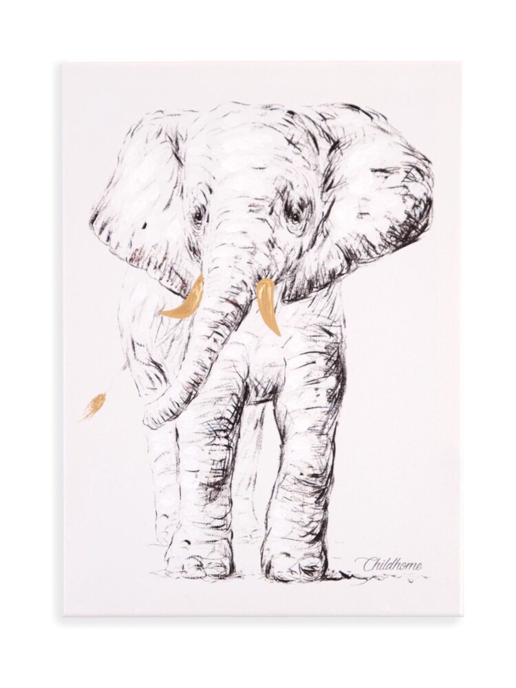 Childhome Multi Elephant Wall Art - Image 2 of 4