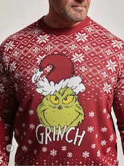 BadRhino Big & Tall Grinch Christmas Jumper - Bild 4 von 6
