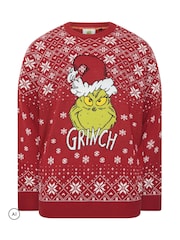 BadRhino Big & Tall Grinch Christmas Jumper - Bild 5 von 6