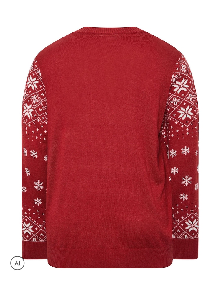 BadRhino Big & Tall Grinch Christmas Jumper - Bild 6 von 6