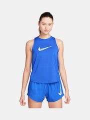 Nike Blue Dri-FIT One Swoosh Running Tank Top - Image 1 of 5